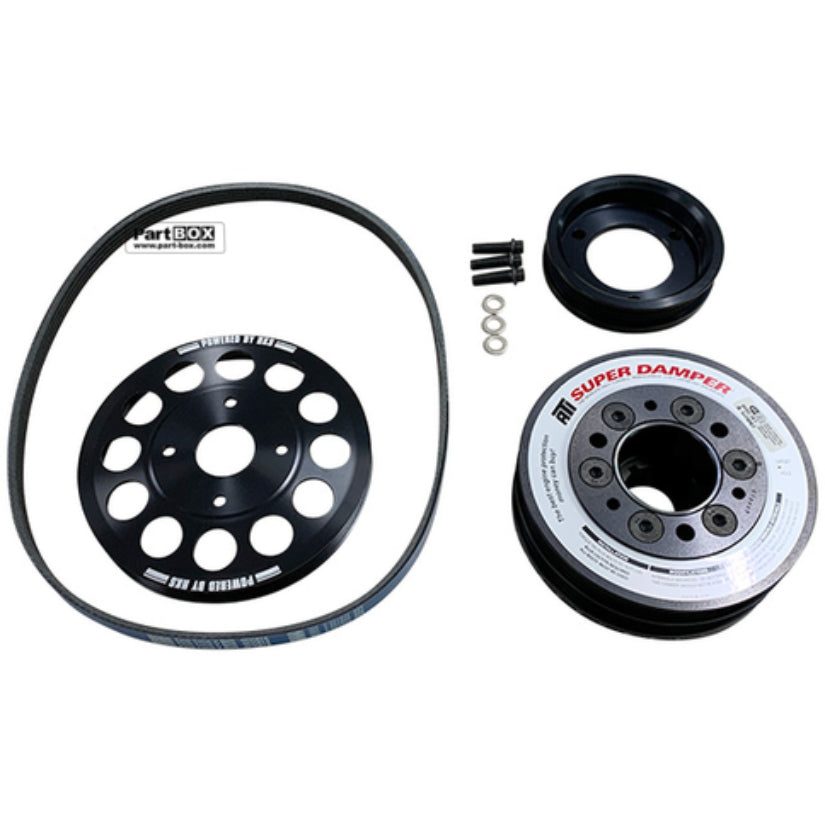 HKS - Crank Damper Pulley Kit Nissan Skyline GT-R R33 R34 95-02 1 HKS - Crank Damper Pulley Kit Nissan Skyline GT-R R33 R34 95-02