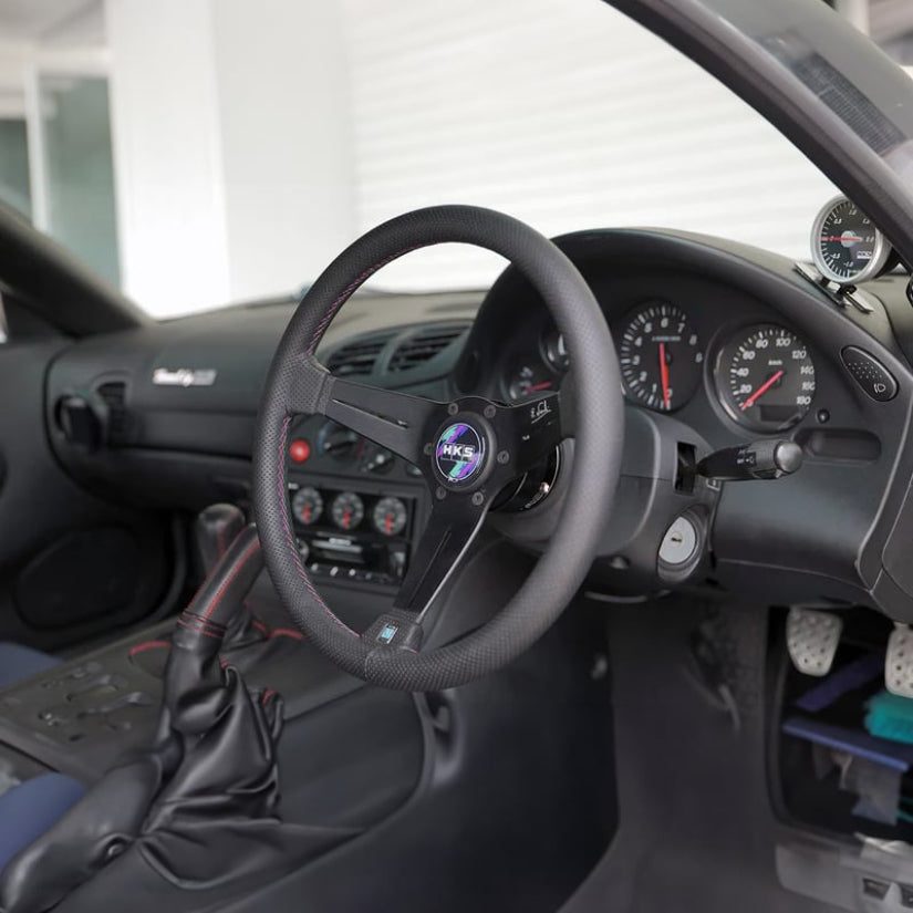 HKS - x Nardi Sports Steering Wheel 340mm Deep Dish 2025 3 HKS - x Nardi Sports Steering Wheel 340mm Deep Dish 2025 - Image 3