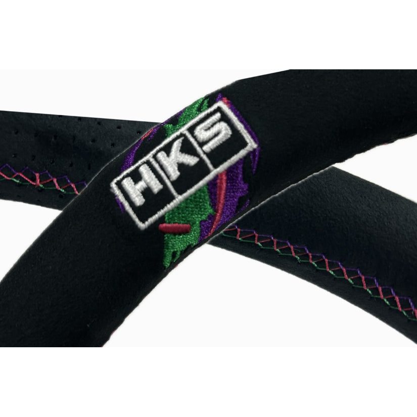 HKS - Limited Edition Steering Wheel Honda Civic Type R FL5 Suede 22-25 2 HKS - Limited Edition Steering Wheel Honda Civic Type R FL5 Suede 22-25 - Image 2