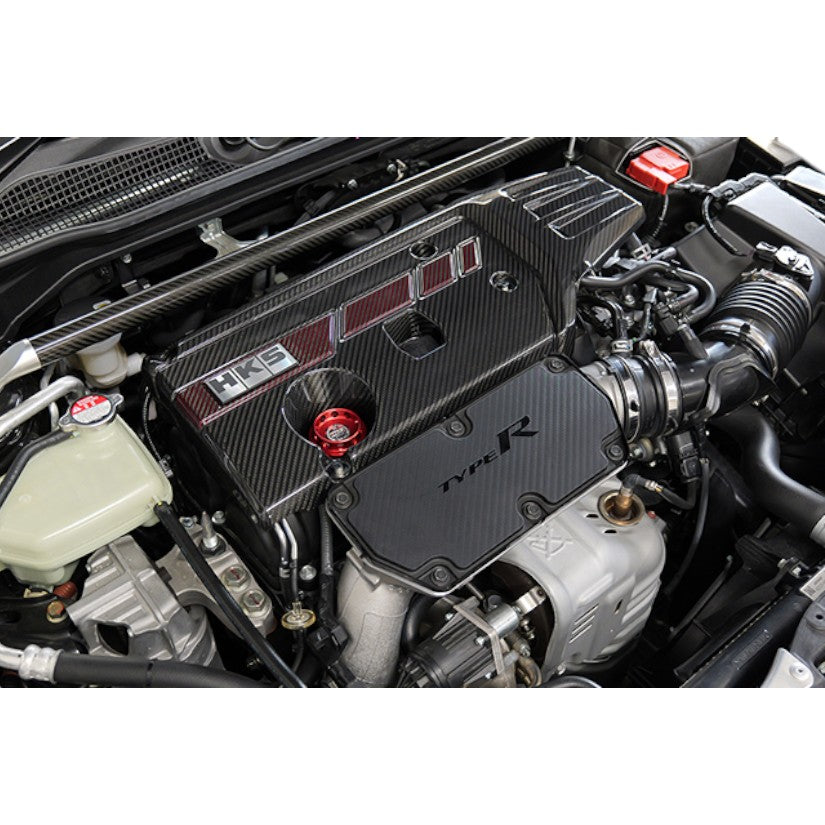 HKS - Carbon Fibre Engine Cover Honda Civic Type R FL5 22+ 2 HKS - Carbon Fibre Engine Cover Honda Civic Type R FL5 22+ - Image 2