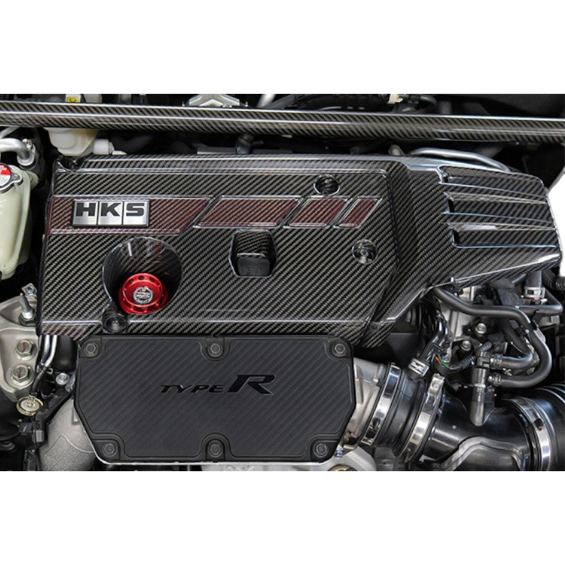HKS - Carbon Fibre Engine Cover Honda Civic Type R FL5 22+ 1 HKS - Carbon Fibre Engine Cover Honda Civic Type R FL5 22+