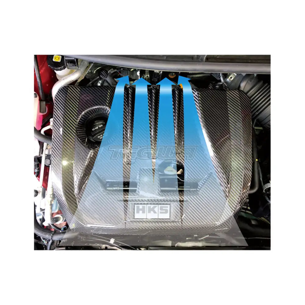 HKS - Dry Carbon Engine Cover Toyota GR Yaris 20+ 4 HKS - Dry Carbon Engine Cover Toyota GR Yaris 20+ - Image 4