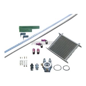 HKS - Oil Cooler Kit GDB F WRX STI 6/2005~9/2007 12 row 7 hks oil cooler kit gdb f wrx sti 6 2005 9 2007 12 row coolers 676