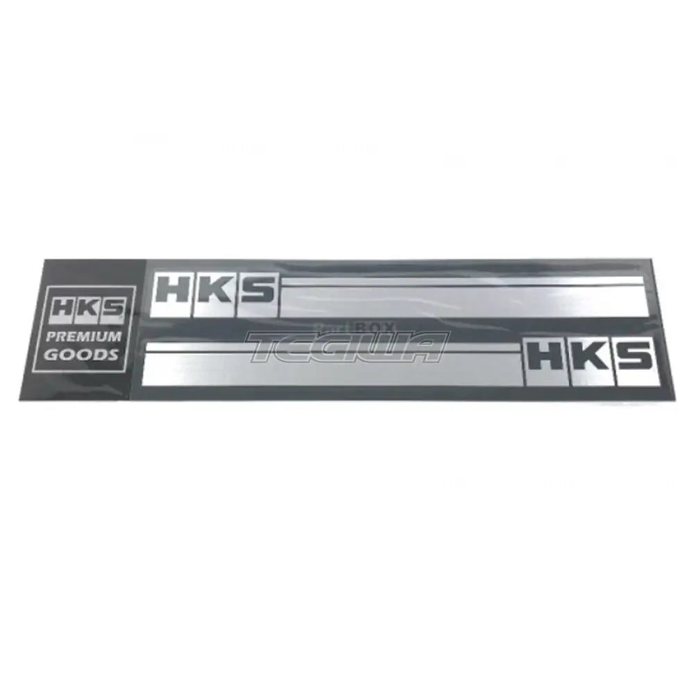 HKS - Premium Goods Sticker Stripe Silver 1 HKS - Premium Goods Sticker Stripe Silver