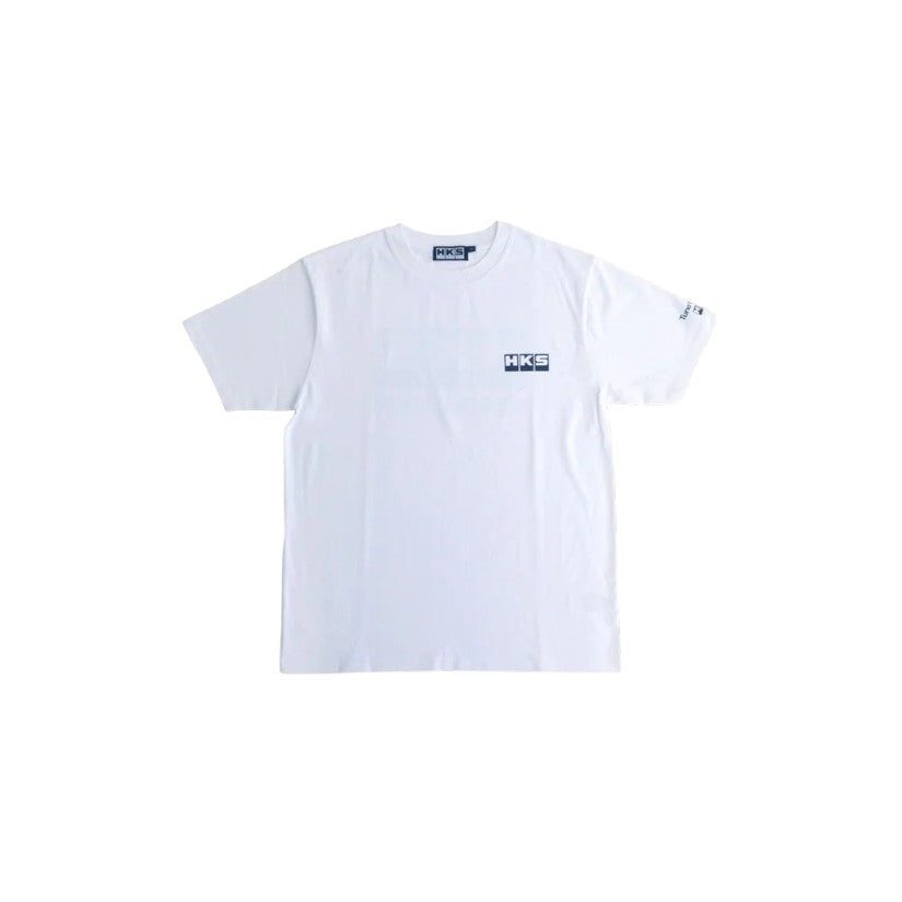 HKS - T-Shirt Power and Sports White 1 HKS - T-Shirt Power and Sports White