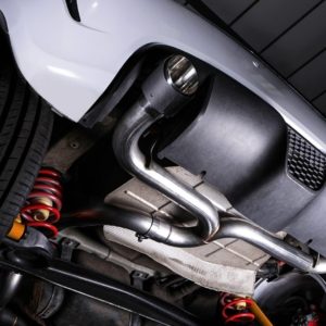 Direnza - Fiat 500 Abarth 1.4 08+ Catback Exhaust System With Carbon Tips