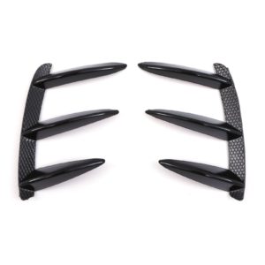 Rear Bumper Canards Gloss Black - Mercedes-Benz Benz A Class W176 13-18