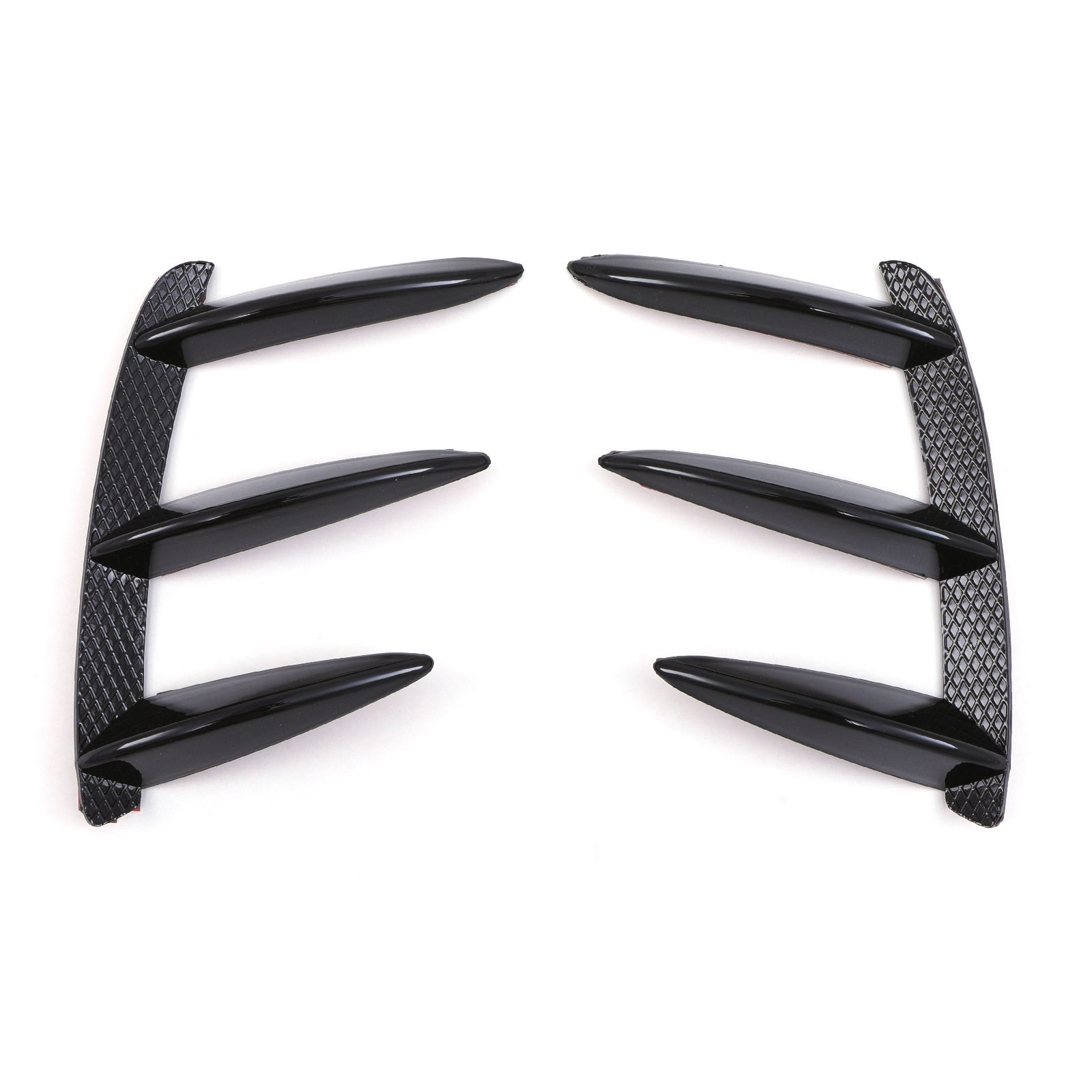 Rear Bumper Canards Gloss Black - Mercedes-Benz Benz A Class W176 13-18 1 Rear Bumper Canards Gloss Black - Mercedes-Benz Benz A Class W176 13-18
