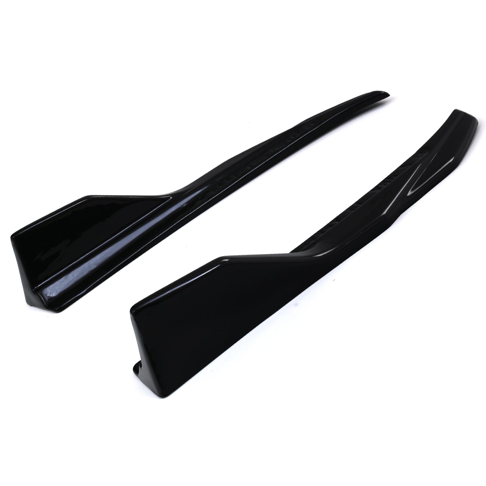 Rear Bumper Spats Gloss Black - Audi A7 4G8 2015-2018 1 Rear Bumper Spats Gloss Black - Audi A7 4G8 2015-2018