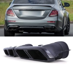 Rear Quad Tailpipes Gloss Black - Mercedes-Benz E63/E63/E64 Amg W213 17-23