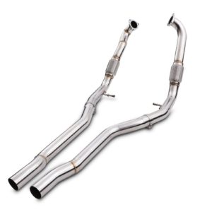 Gravity - 2.5" Resonator Delete Pipes - Audi S4 / S5 B9/B9.5 Quattro 3.0 V6 Tfsi 15-19