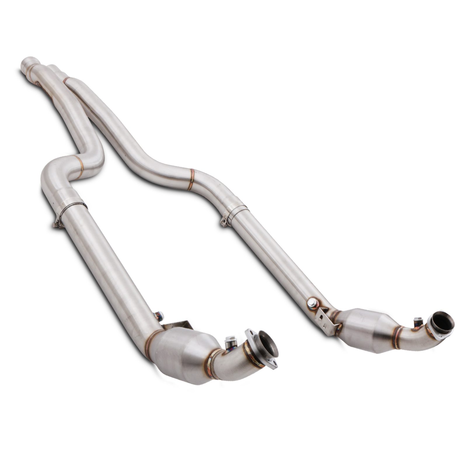 Direnza - Mercedes Benz C63 AMG W204 6.2L V8 08-14 - Decat Downpipes 2 Direnza - Mercedes Benz C63 AMG W204 6.2L V8 08-14 - Decat Downpipes - Image 2