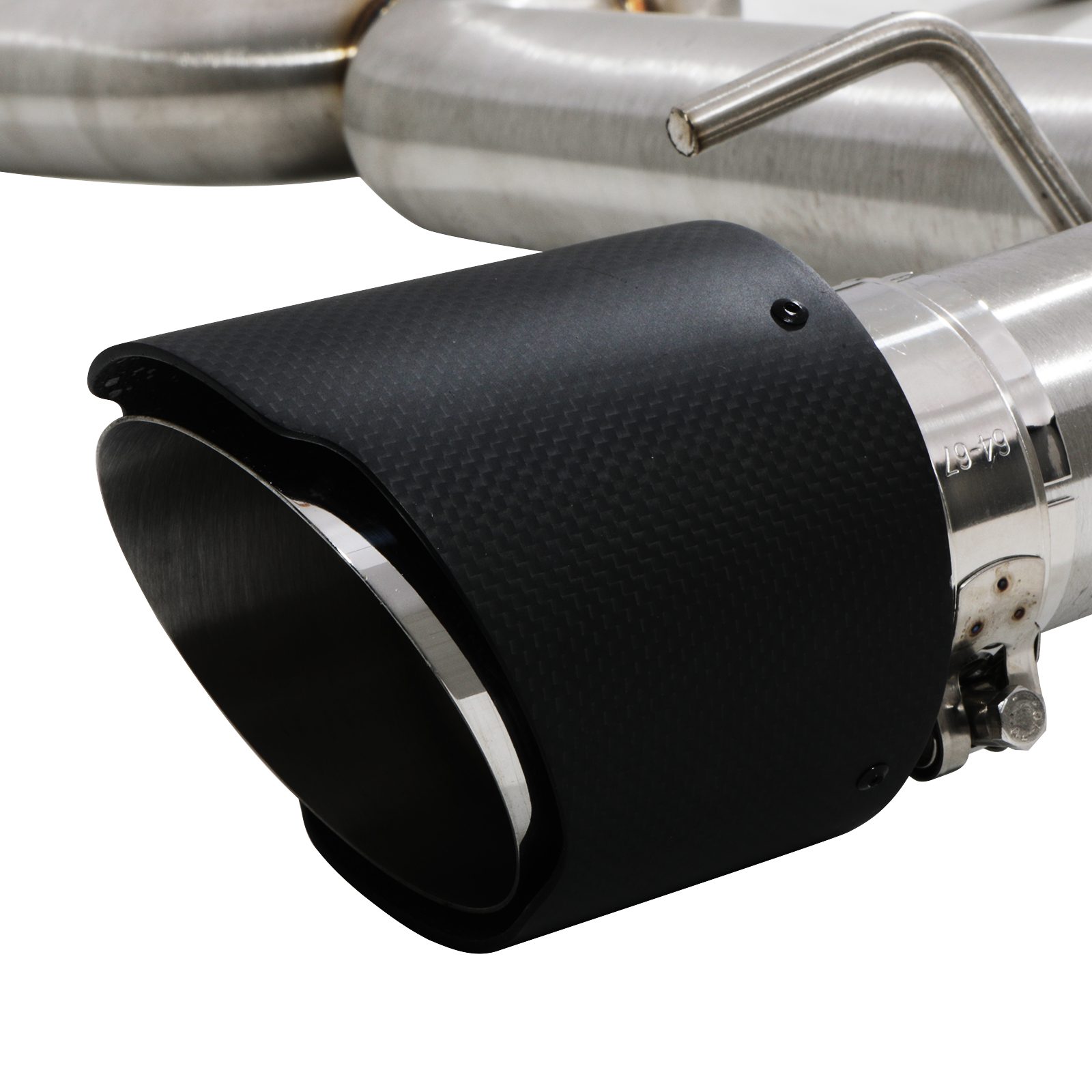 Direnza - Fiat 500 Abarth 1.4 08+ Catback Exhaust System With Carbon Tips 4 Direnza - Fiat 500 Abarth 1.4 08+ Catback Exhaust System With Carbon Tips - Image 4