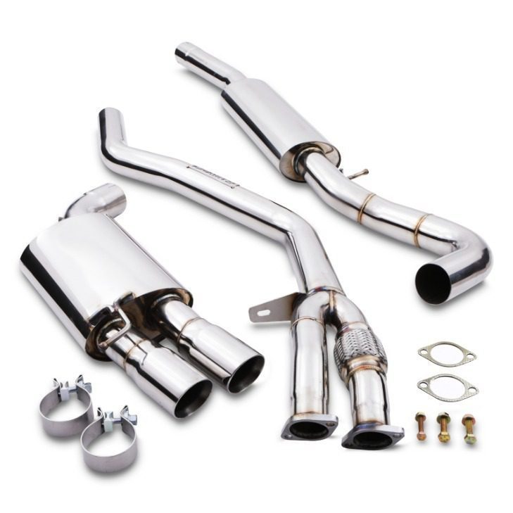 Gravity - 2.75" Catback Exhaust System - BMW 3-Series Series E90/E90/E92 / E90/E92 / 323I 325I N52 05-12 1 Gravity - 2.75" Catback Exhaust System - BMW 3-Series Series E90/E90/E92 / E90/E92 / 323I 325I N52 05-12