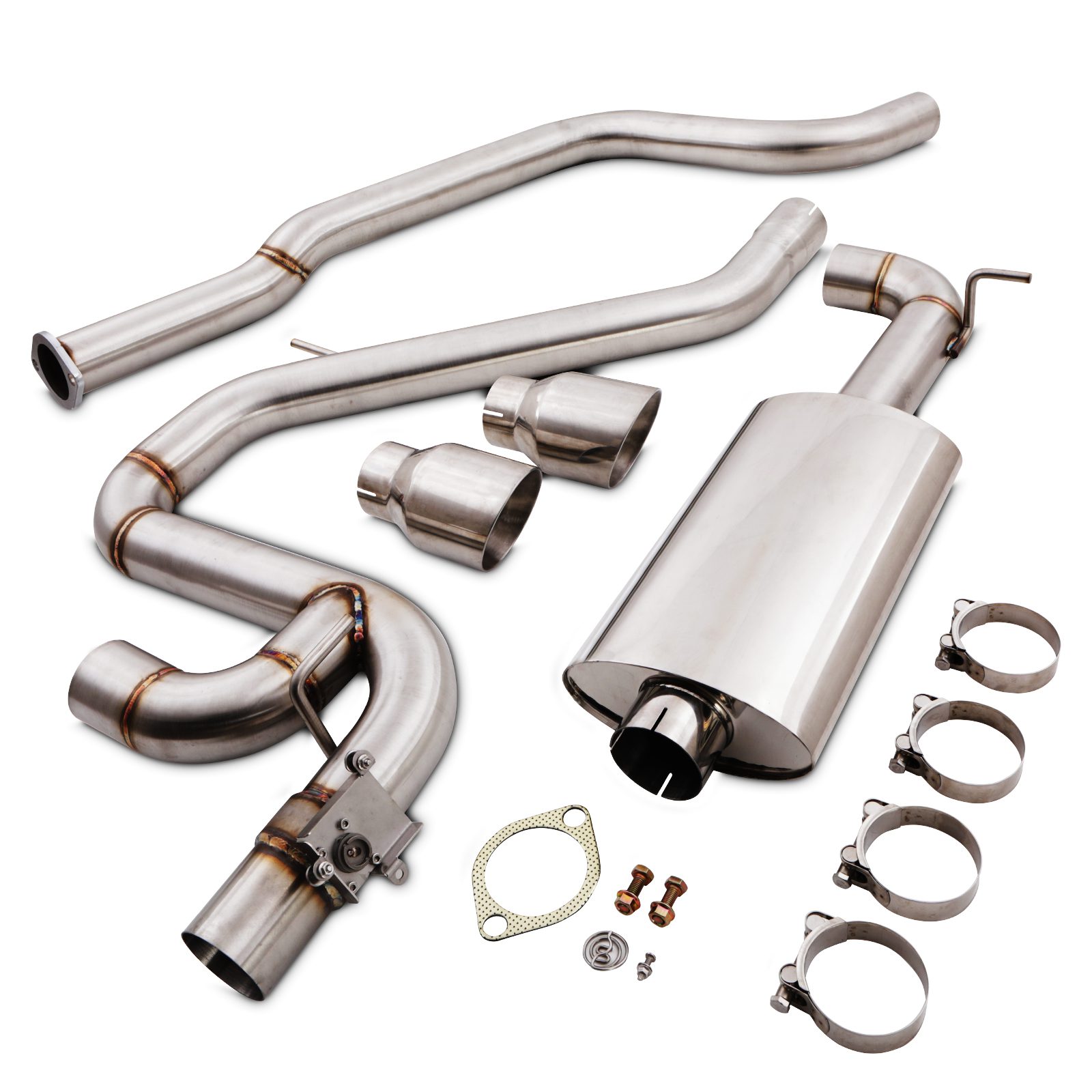 Direnza - Hyundai i30N 2019+ GPF Back Valved Exhaust System 1 Direnza - Hyundai i30N 2019+ GPF Back Valved Exhaust System