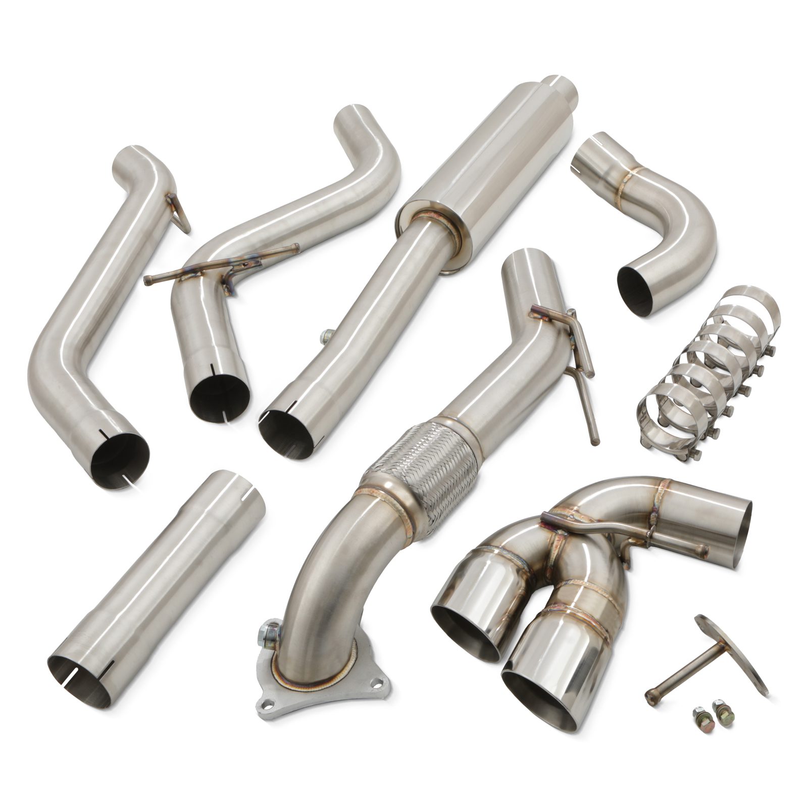 Gravity - Turbo Back Exhaust System - Audi TT MK2 8J 2.0Tfsi 06-10 1 Gravity - Turbo Back Exhaust System - Audi TT MK2 8J 2.0Tfsi 06-10