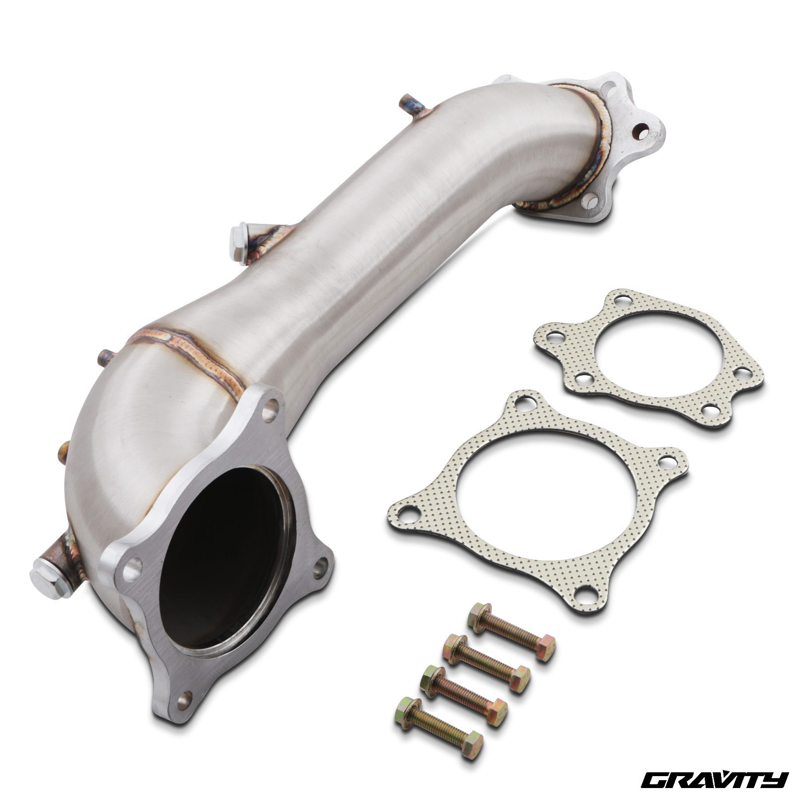 Gravity - Exhaust Decat Downpipe - Honda Civic Type R 2.0T Fk2 2015-17 1 Gravity - Exhaust Decat Downpipe - Honda Civic Type R 2.0T Fk2 2015-17