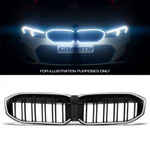 Gloss Black Led Double Slat Grille - BMW 3-Series Series G20 G20 Lci 2022+