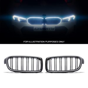 Gloss Black Led Front Grille - BMW 3-Series Series F30 12-19