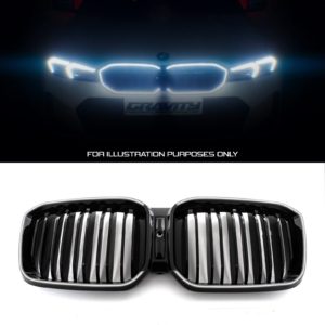 Gloss Black Led Front Grille - BMW X3 G01 Lci 22-24