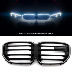 Gloss Black Led Front Grille - BMW X5m F95 2019+