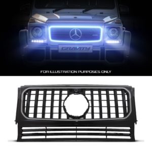 Gloss Black Led Grille - Mercedes-Benz G-Class W463 90-18