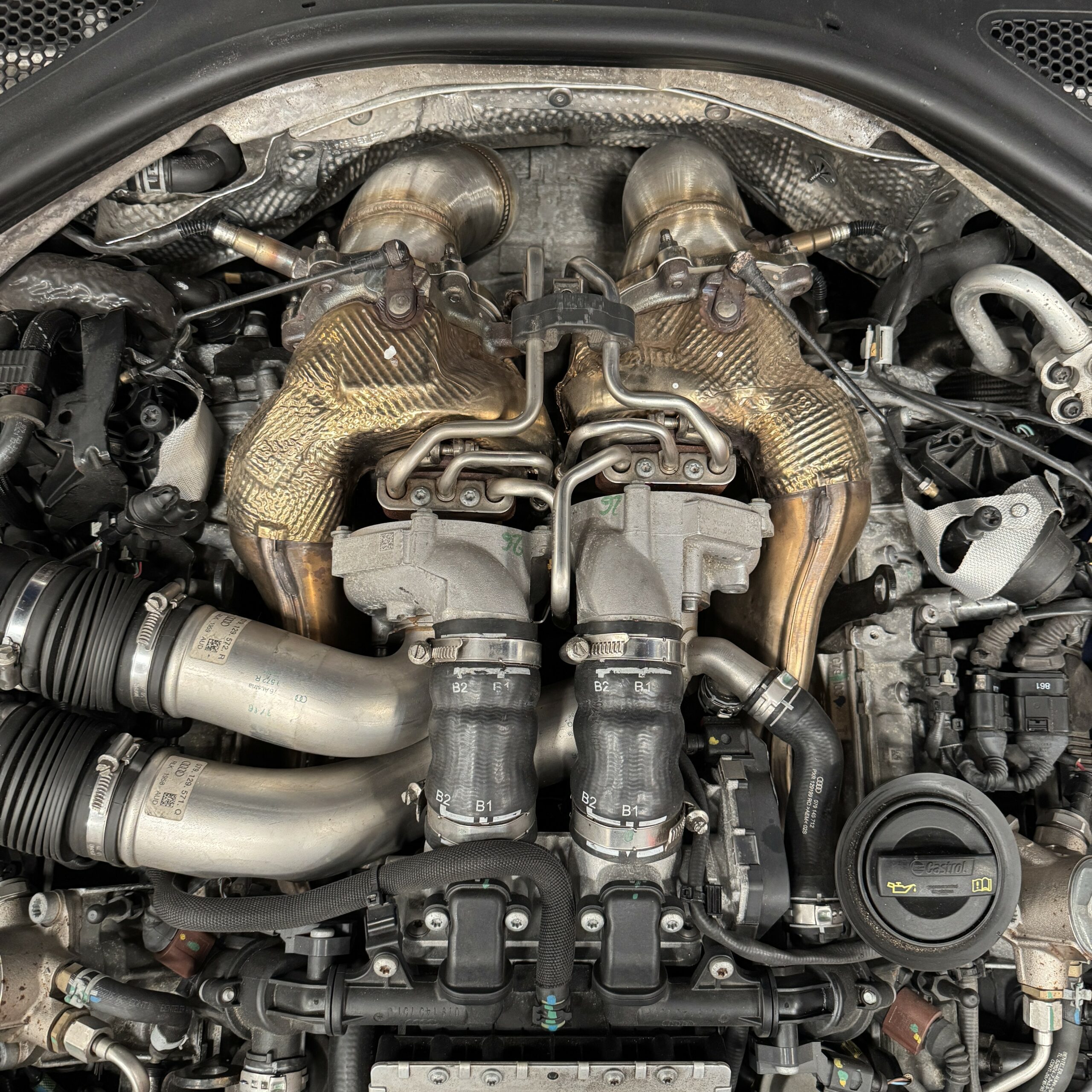 Direnza - Audi RS6 C7 Quattro 4.0T V8 13-18 Exhaust Decat Downpipes 2 Direnza - Audi RS6 C7 Quattro 4.0T V8 13-18 Exhaust Decat Downpipes - Image 2