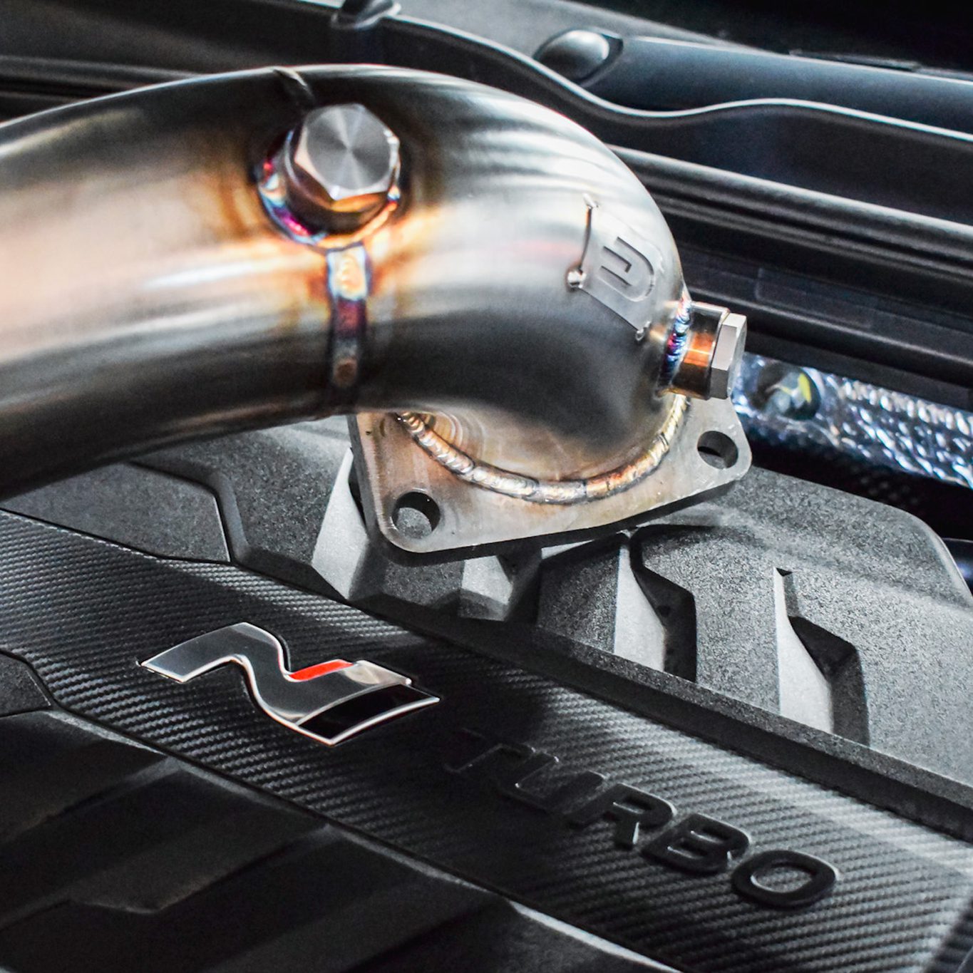 Direnza - Hyundai i30N 2.0T 2018+ 3.5 Exhaust Decat Pipe 5 Direnza - Hyundai i30N 2.0T 2018+ 3.5 Exhaust Decat Pipe - Image 5