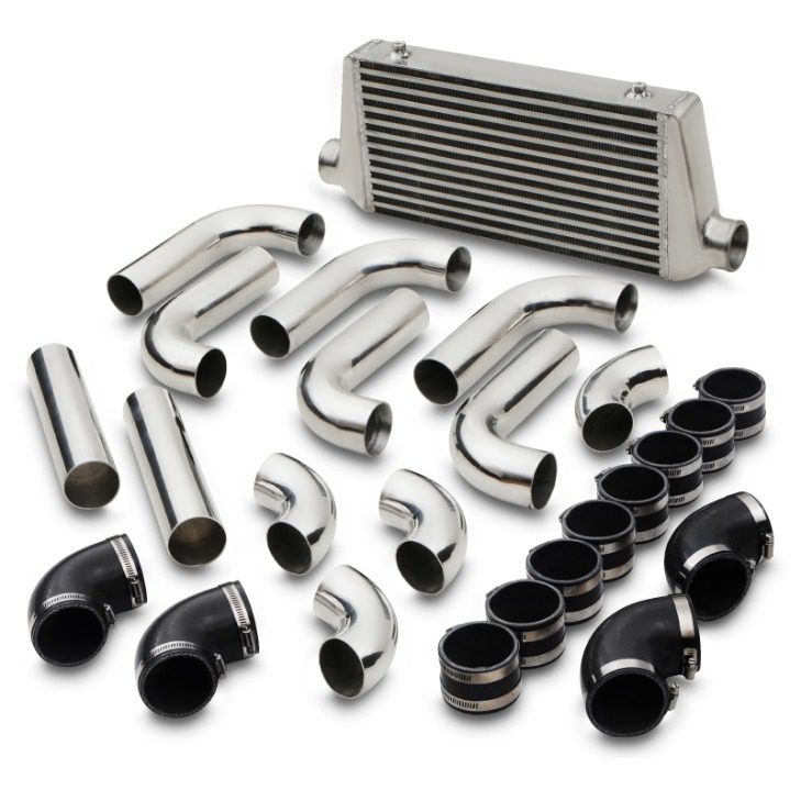 Gravity - 2.5" Universal Front Mount Intercooler Kit - 450Mm X 225Mm X 65Mm 63Mm Inlet / Outlet 1 Gravity - 2.5" Universal Front Mount Intercooler Kit - 450Mm X 225Mm X 65Mm 63Mm Inlet / Outlet