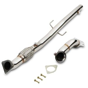 Gravity - 2.5" Exhaust Decat Downpipe And Pre Cat Pipe - Vauxhall Corsa E 1.6 Turbo Vxr 15+