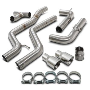 Direnza - Ford Focus MK4 ST 2.3 2018+ GPF Back Exhaust System with Polished Tips
