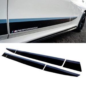M Performance Style Side Door Stickers Black - BMW 3-Series Series G20/G20 2019+