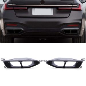 Exhaust Tip Trim Gloss Black - BMW 7-Series Series G11 2019-2022