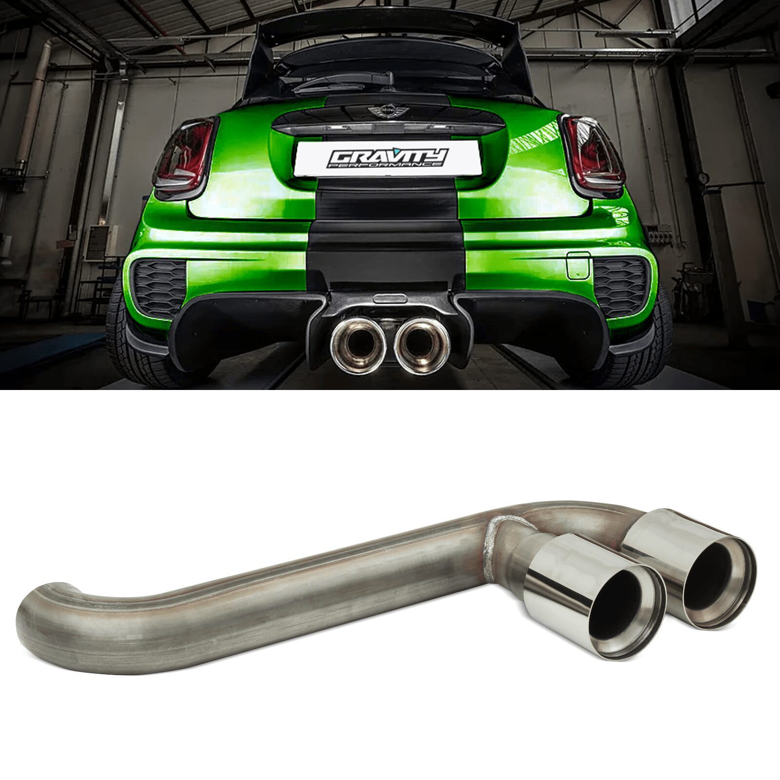 Jcw Style Exhaust Conversion - Mini Cooper F5/F5.56 14-23 1 Jcw Style Exhaust Conversion - Mini Cooper F5/F5.56 14-23