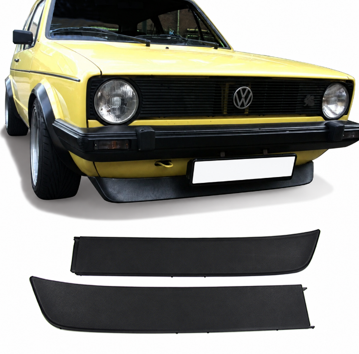 VW Golf / Jetta / Caddy Front Splitter - 2 Piece (Mk1) 1 VW Golf / Jetta / Caddy Front Splitter - 2 Piece (Mk1)