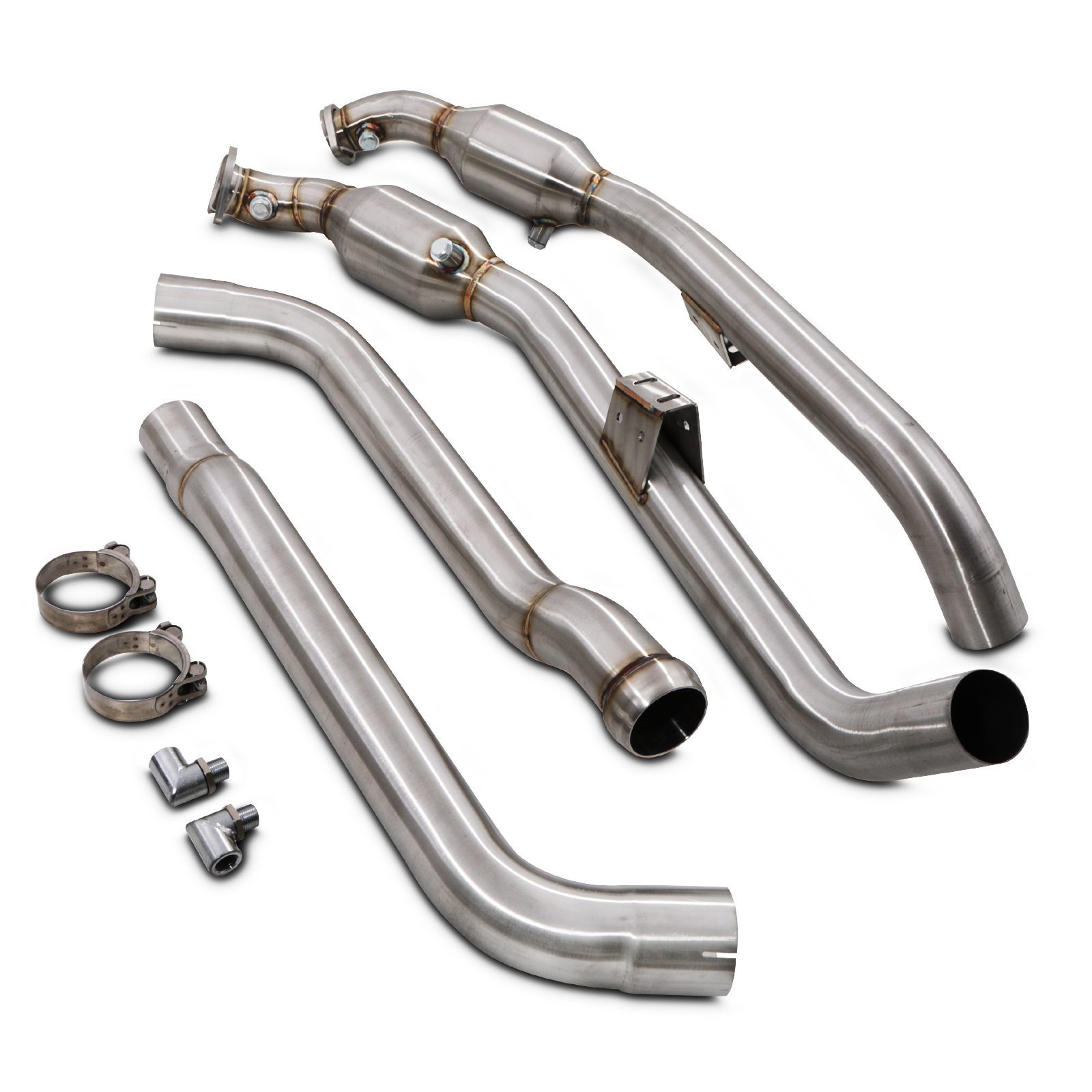 Direnza - Mercedes Benz E63 & E63 S AMG W212 5.5l Bi-Turbo 11-16 - Decat Downpipes 1 Direnza - Mercedes Benz E63 & E63 S AMG W212 5.5l Bi-Turbo 11-16 - Decat Downpipes