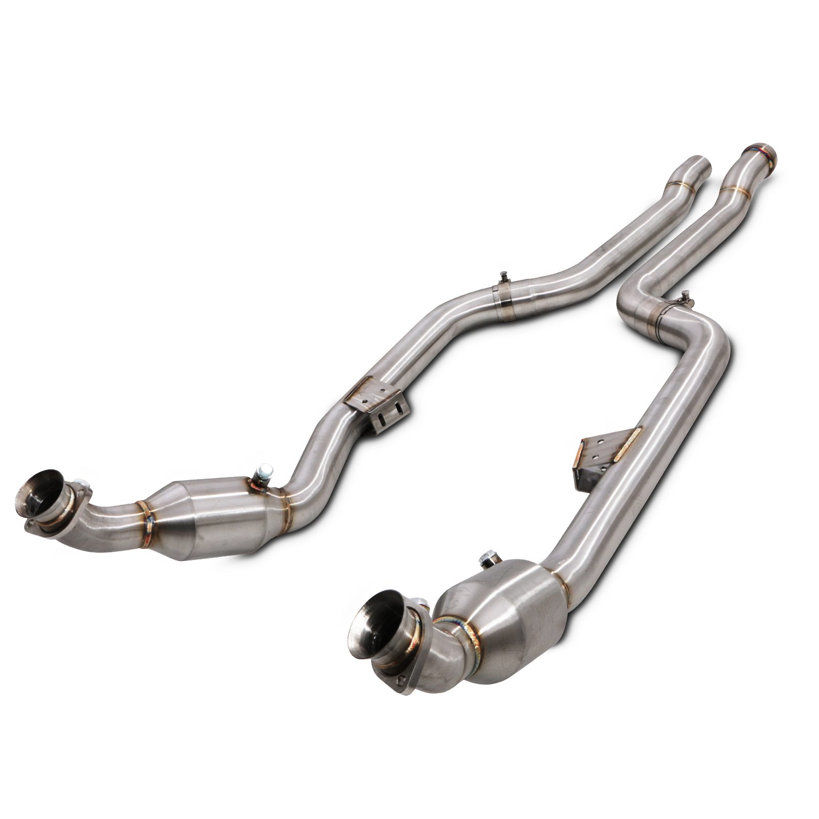 Direnza - Mercedes Benz E63 & E63 S AMG W212 5.5l Bi-Turbo 11-16 - Decat Downpipes 2 Direnza - Mercedes Benz E63 & E63 S AMG W212 5.5l Bi-Turbo 11-16 - Decat Downpipes - Image 2
