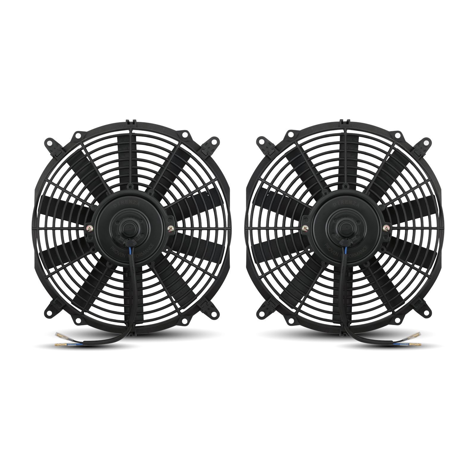 Direnza - 2x Universal 12 12v 80w Straight Blade Fans 2 Direnza - 2x Universal 12 12v 80w Straight Blade Fans - Image 2