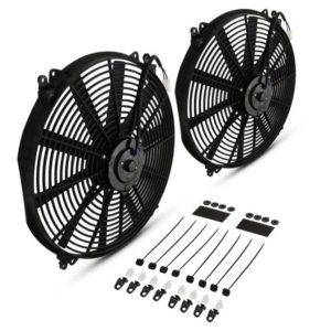 Gravity - 2X 16" Universal Straight Blade Fans Kit