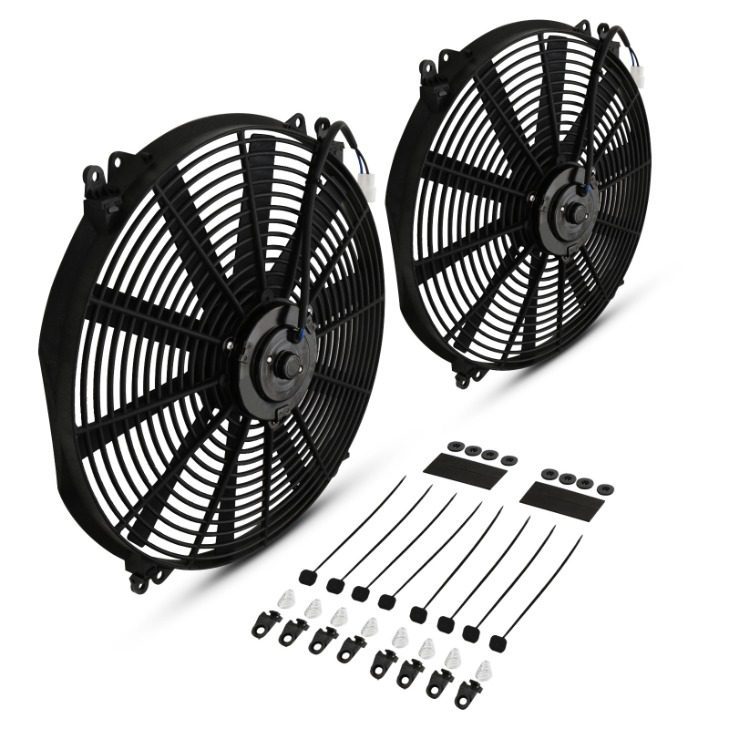 Gravity - 2X 16" Universal Straight Blade Fans Kit 1 Gravity - 2X 16" Universal Straight Blade Fans Kit