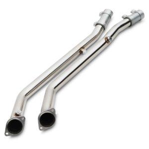 Gravity - 2" Exhaust Decat Pipes - Range Rover Vogue 4.4 V8 Petrol L322 02-06