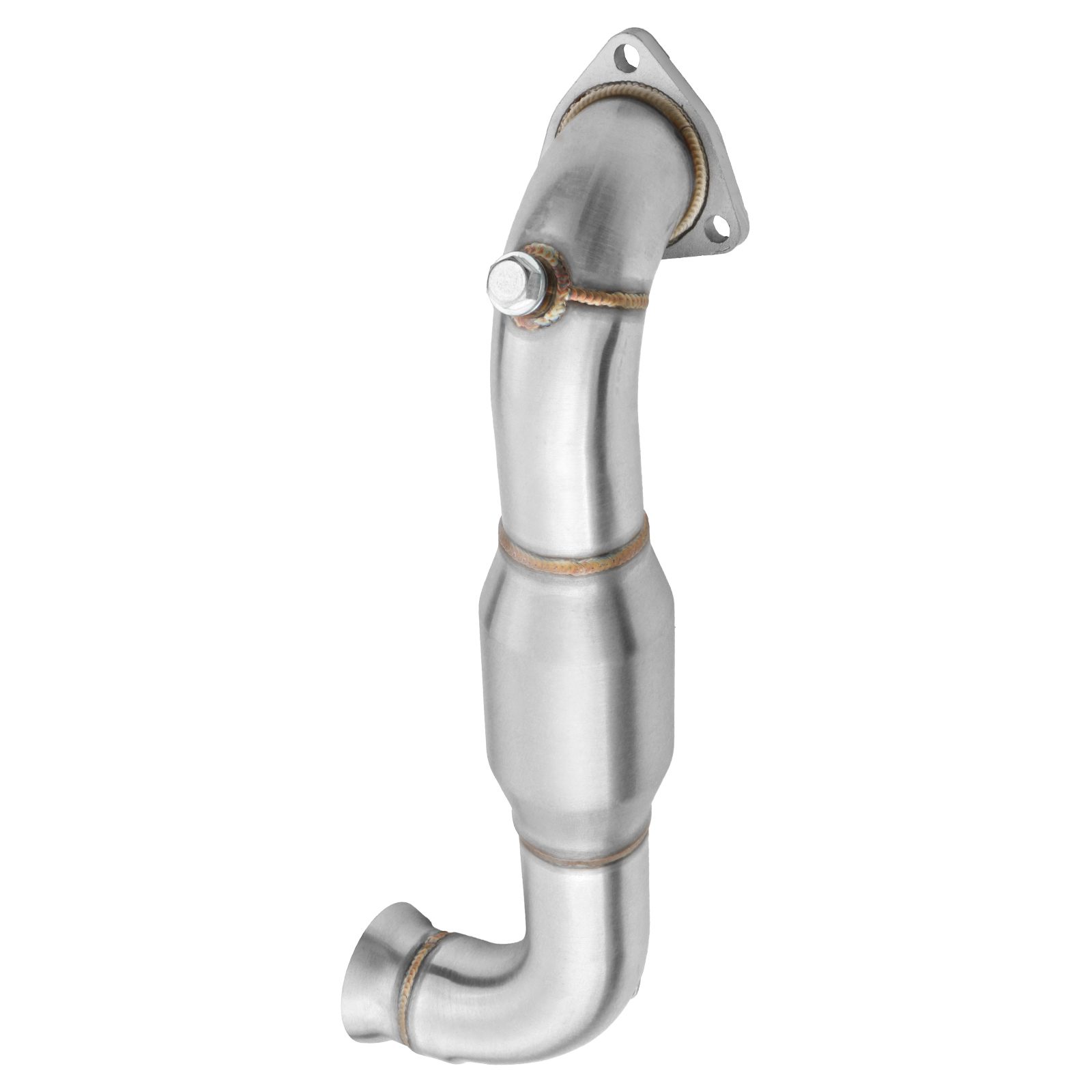 Gravity - 2.5" 200 Cpi Sports Cat Downpipe - Peugeot 207 Gti 1.6 Turbo 06-13 1 Gravity - 2.5" 200 Cpi Sports Cat Downpipe - Peugeot 207 Gti 1.6 Turbo 06-13