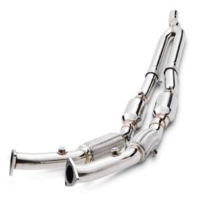 Gravity - 200 Cpi Sports Cat Downpipes - Audi A3 8P 3.2 V6 03-09