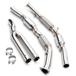 Gravity - 2.5" 200 Cpi Sports Cat Downpipes - Volkswagen Golf MK5 R32 3.2 05-09