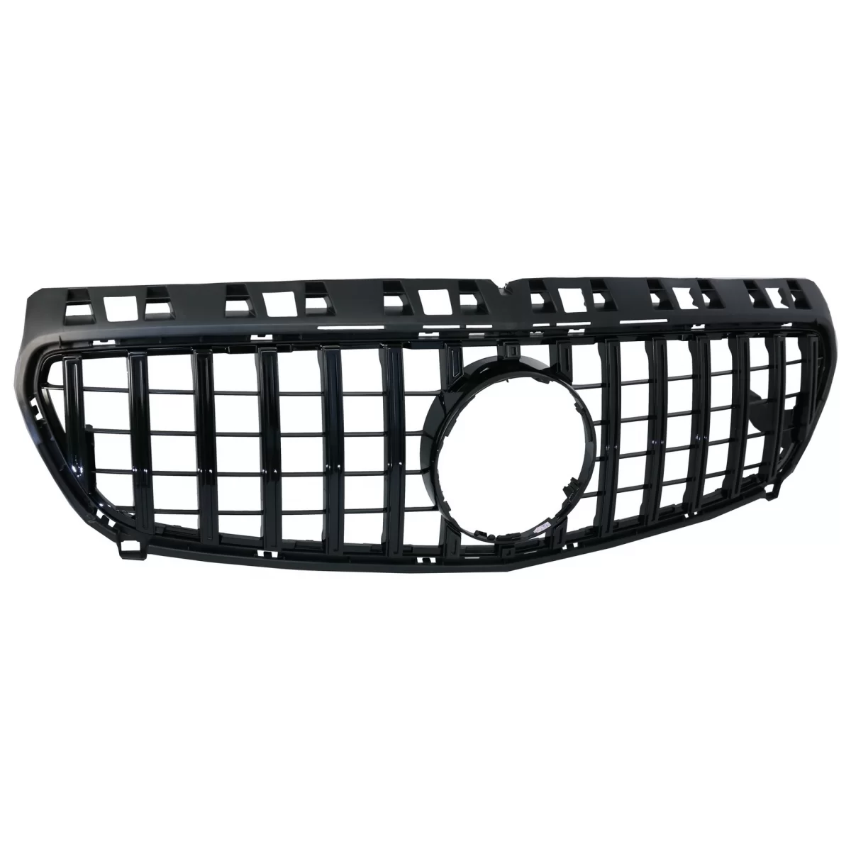 Mercedes A-Class W176 GTR Style Grill - Gloss Black (2012-2015) 2 Mercedes A-Class W176 GTR Style Grill - Gloss Black (2012-2015) - Image 2
