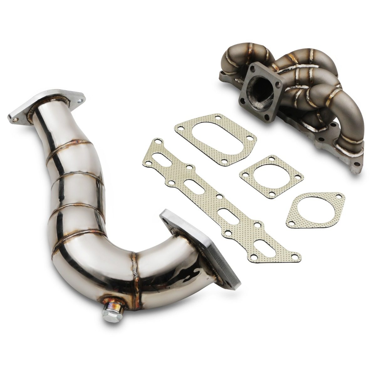 Direnza - Fiat 500 Abarth 1.4 Turbo 08-18 - Track Series Exhaust Manifold & Downpipe 1 Direnza - Fiat 500 Abarth 1.4 Turbo 08-18 - Track Series Exhaust Manifold & Downpipe
