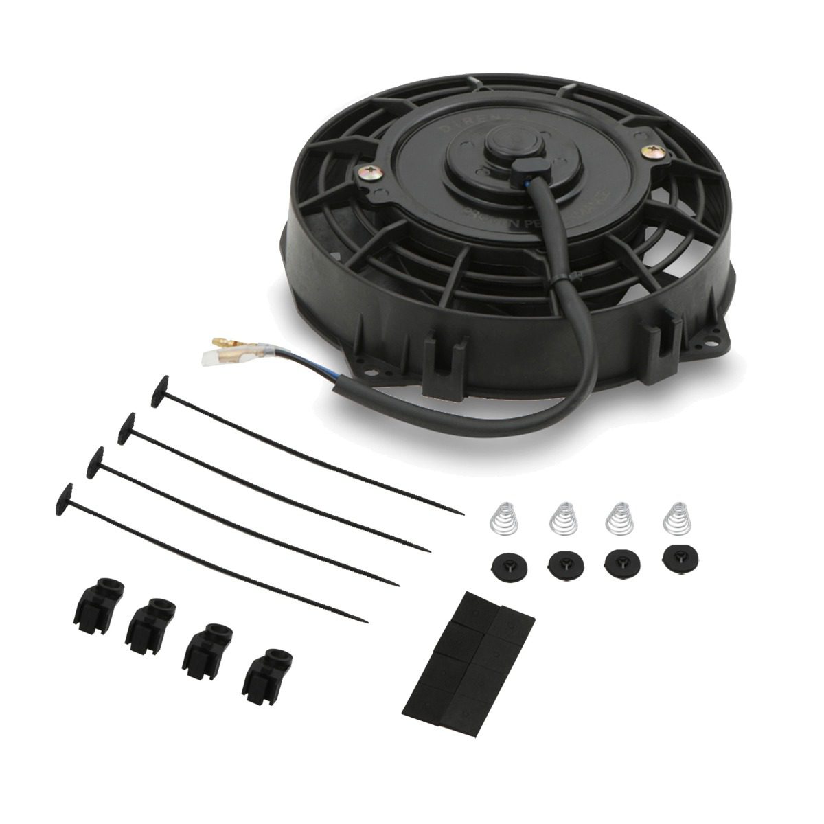 Direnza - Universal 7 12v 80w Straight Blade Fan + Fitting Kit 4 Direnza - Universal 7 12v 80w Straight Blade Fan + Fitting Kit - Image 4