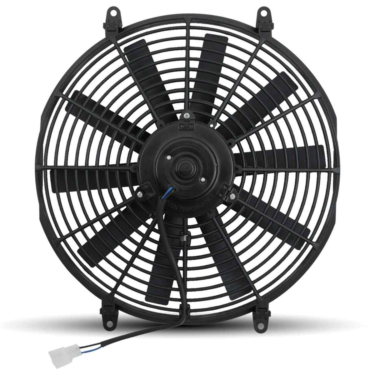 Direnza - Universal 14 12v 80w Straight Blade Fan + Fitting Kit 2 Direnza - Universal 14 12v 80w Straight Blade Fan + Fitting Kit - Image 2