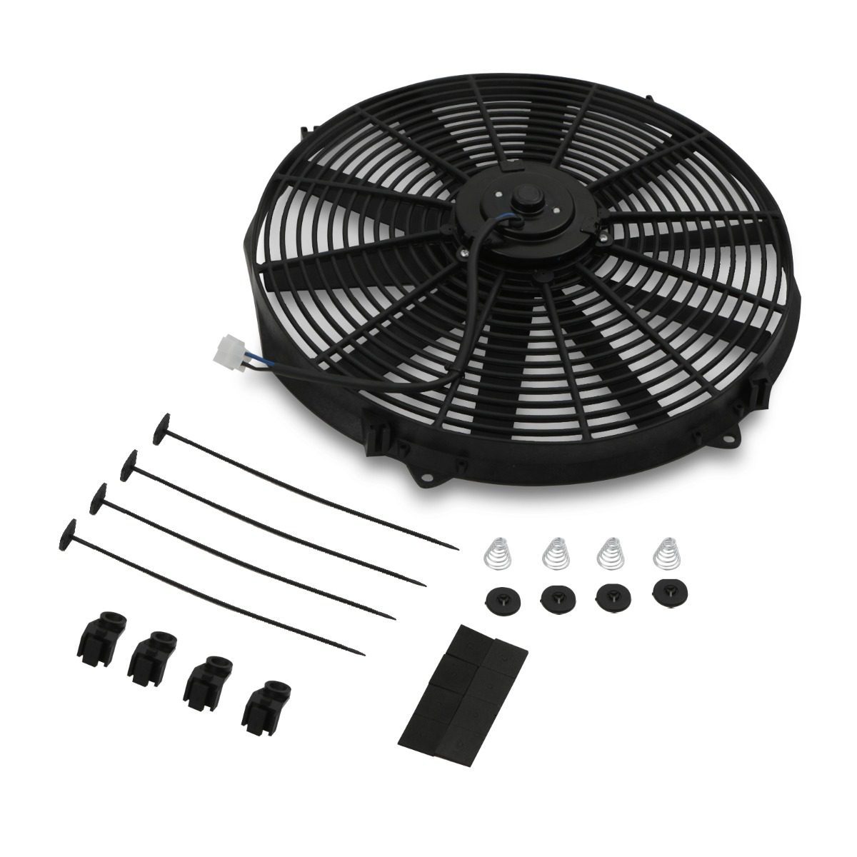 Direnza - Universal 16 12v 80w Straight Blade Fan + Fitting Kit 5 Direnza - Universal 16 12v 80w Straight Blade Fan + Fitting Kit - Image 5