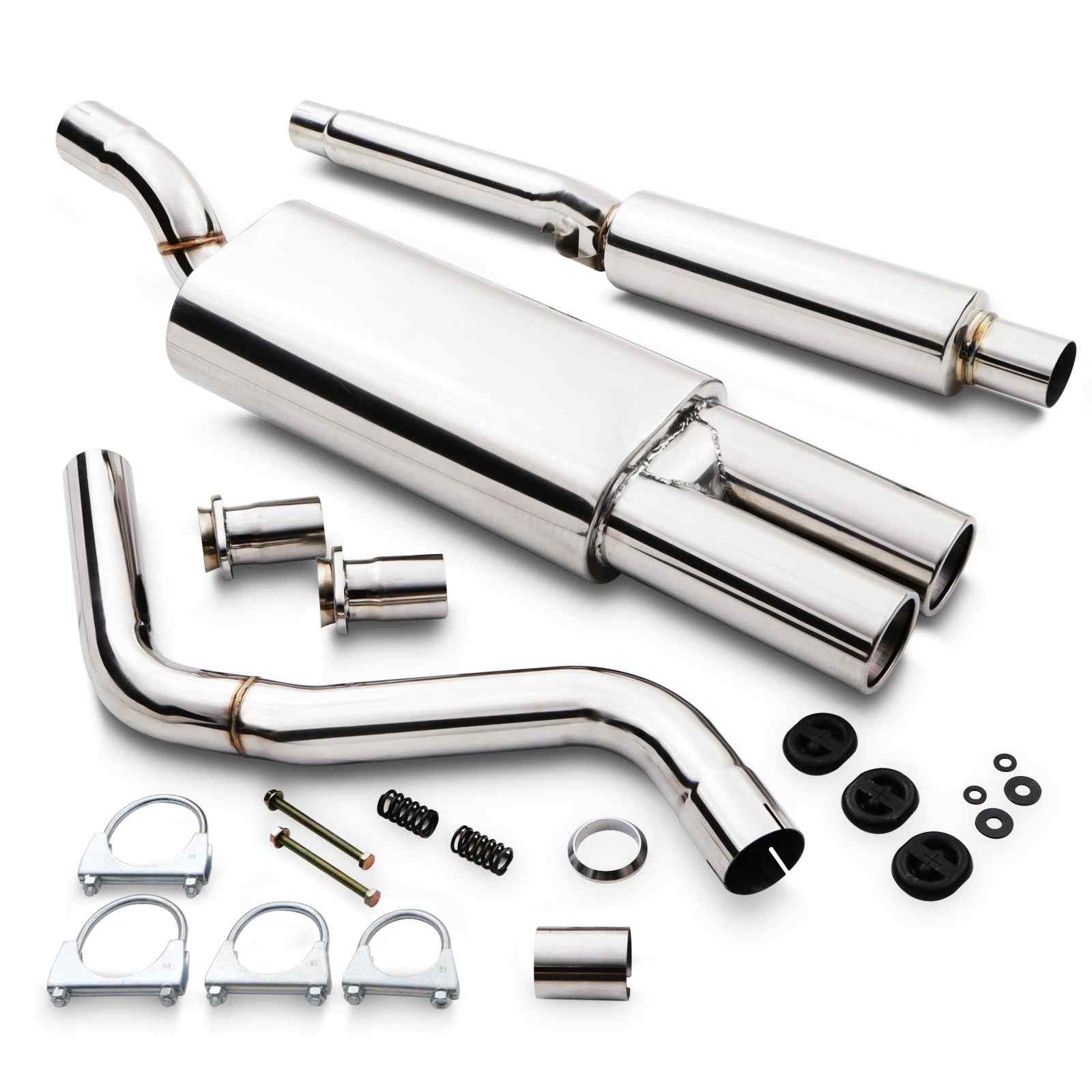 Gravity - Catback Exhaust System - Volkswagen Polo 86C 1.0 1.1 1.3 85-94 1 Gravity - Catback Exhaust System - Volkswagen Polo 86C 1.0 1.1 1.3 85-94